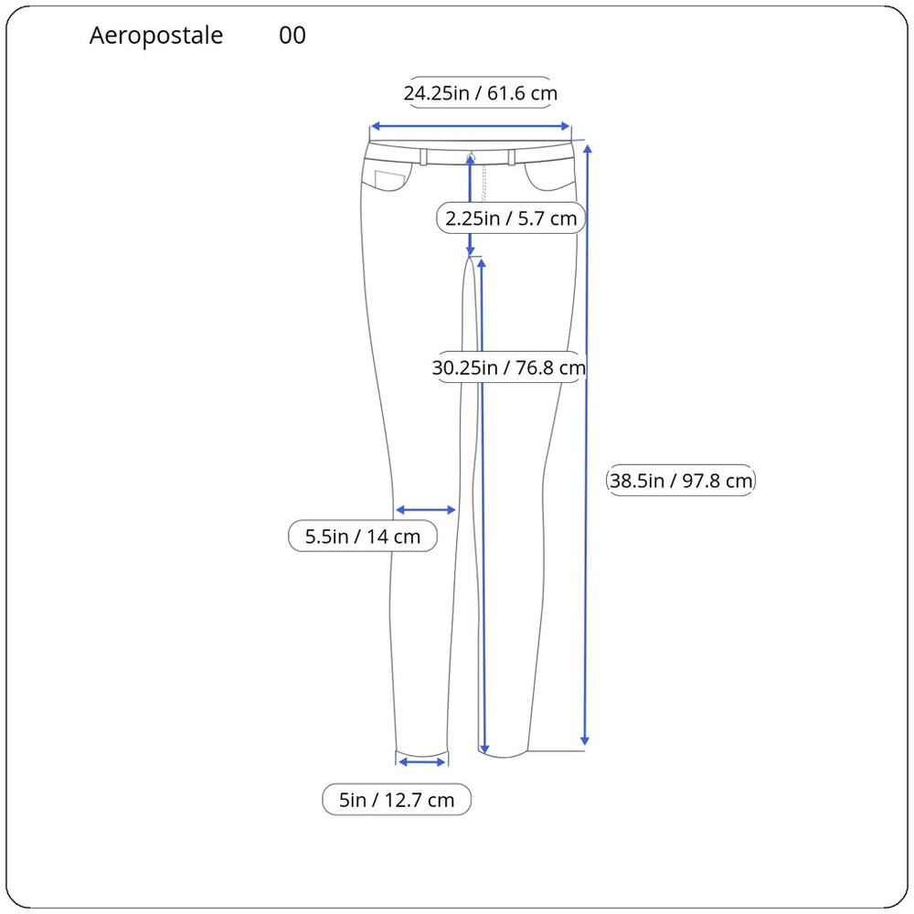 Aeropostale Women’s Ayla Mid-Rise Skinny Jeans - Picture 7 of 7